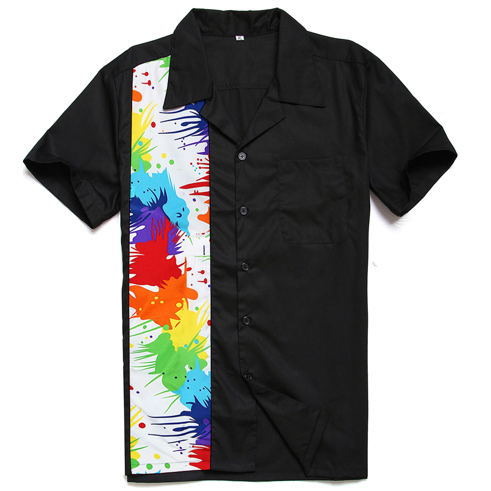 

2021 New 80s Neon Paint Splatter Raiow Mens Shirt Retro Festival Rave Clothing Burning Man Vintage Gucf, St110graffiti