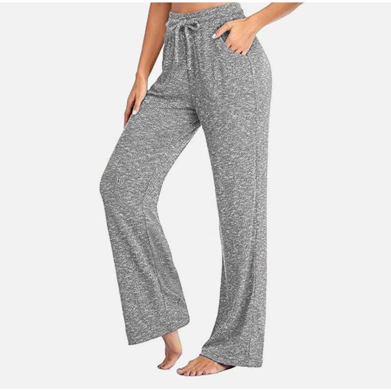 

Womens Loose Pants Solid Wide Leg Trousers Long Stretch Pants Loose Palazzo Trousers Sweatpants Harlan Pants 210709, Wine red