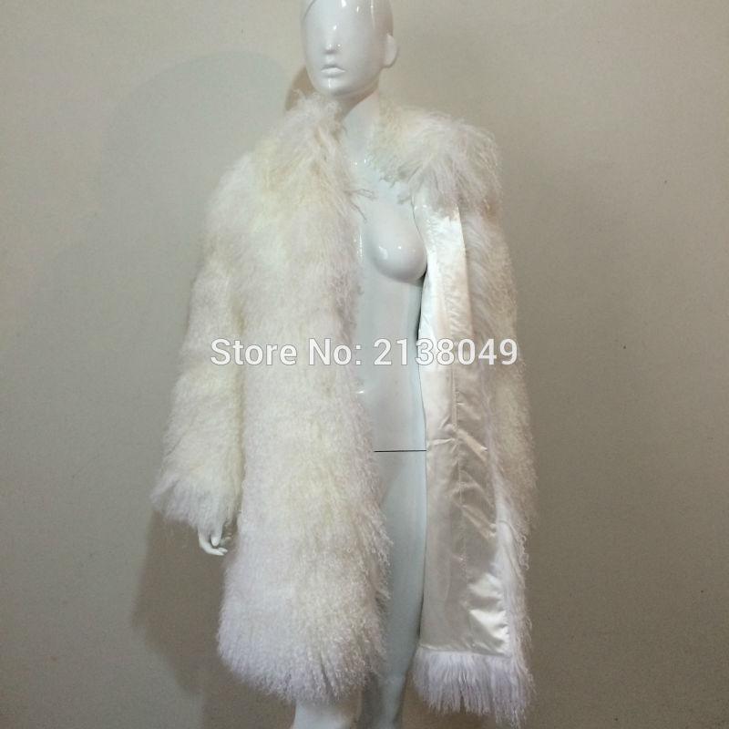 

Women' Fur & Faux SF0174 China Clothing Factory Sale Big Size Sheep Winter Coat, Beige