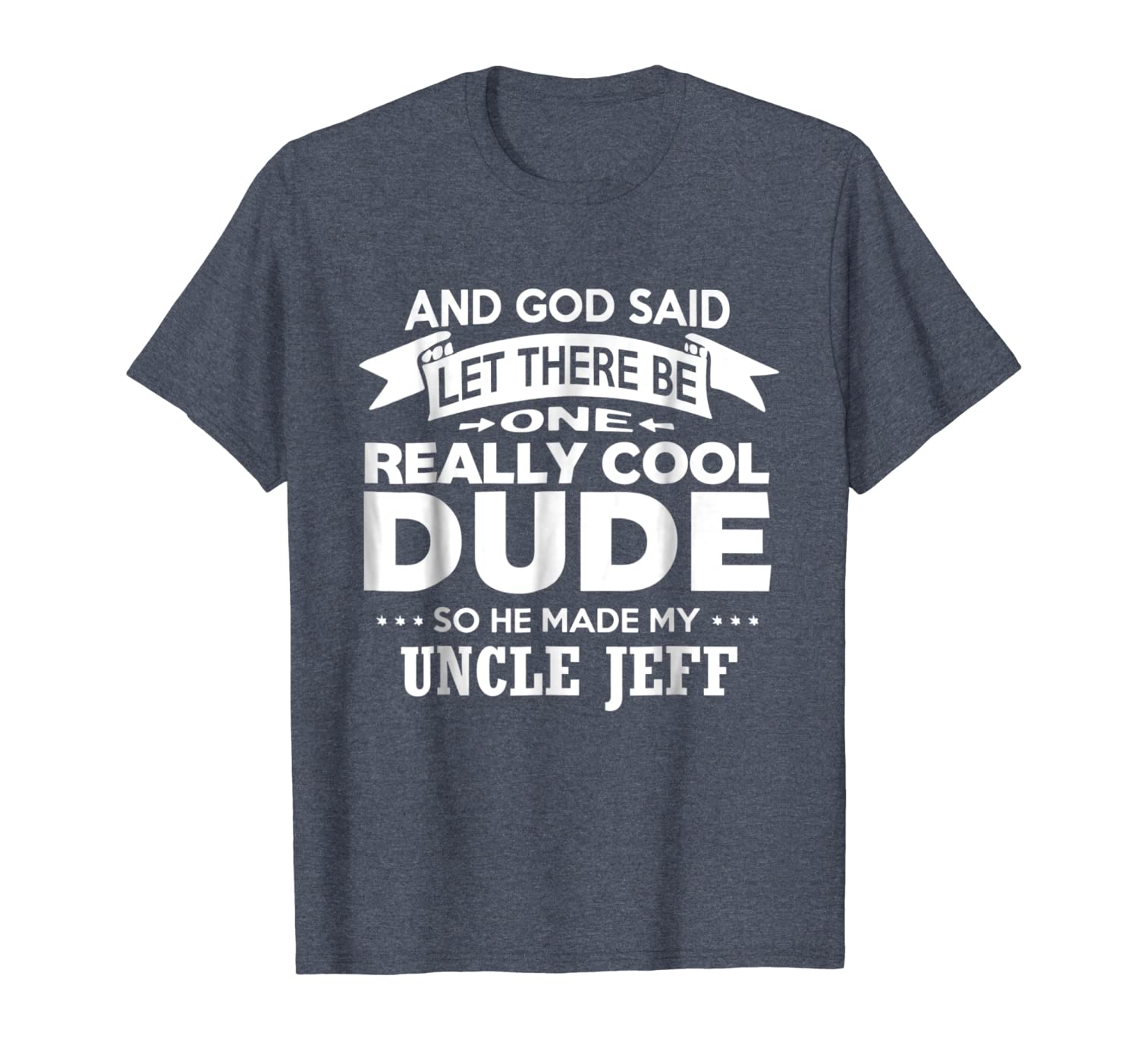 

uncle jeff shirt really cool dude funny niece nephew gift, White;black