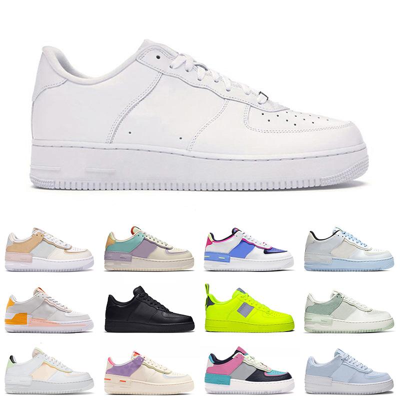 

Classic Dunk One Platform Designer Low Running Shoes Shadow Men Women Airforce Force Air Dunks 1 Utility Volt White Trainers