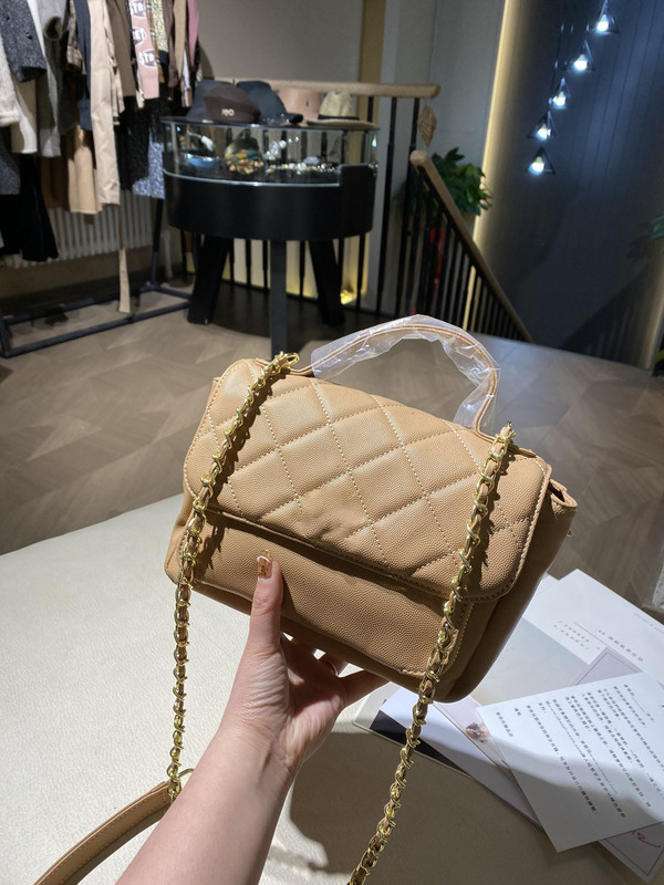 

pieces of designer fashion bag coin purse old flower embossed classical chain shoulder bag lady purse belt bag free 23*18cm0, Nude