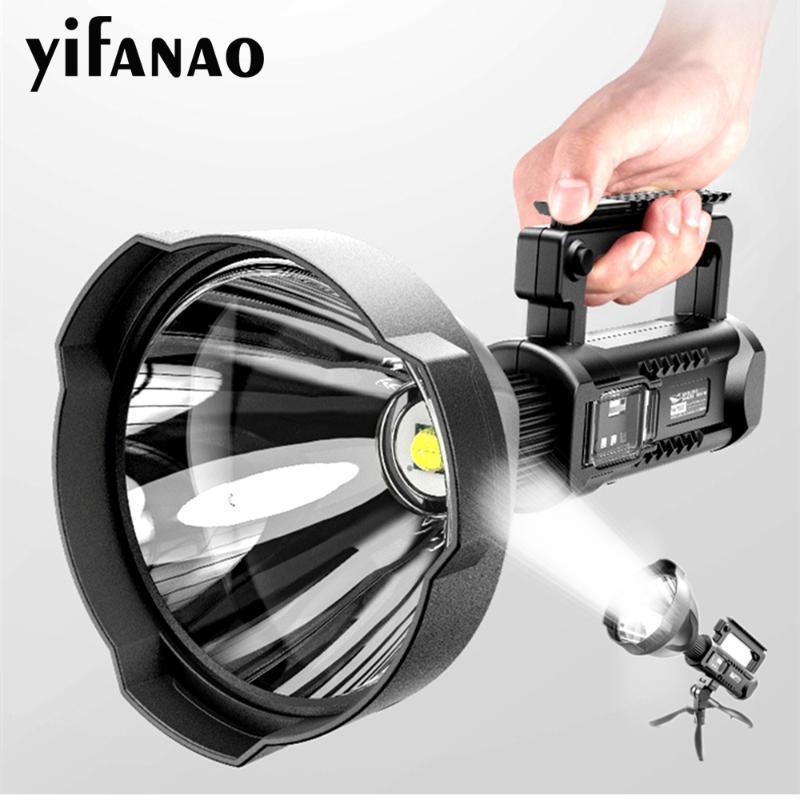 

Super bright XHP70.2 8000mAh Huge Capacity LED Work light Portable Searchlight Camping lamp Emergency repair lights1