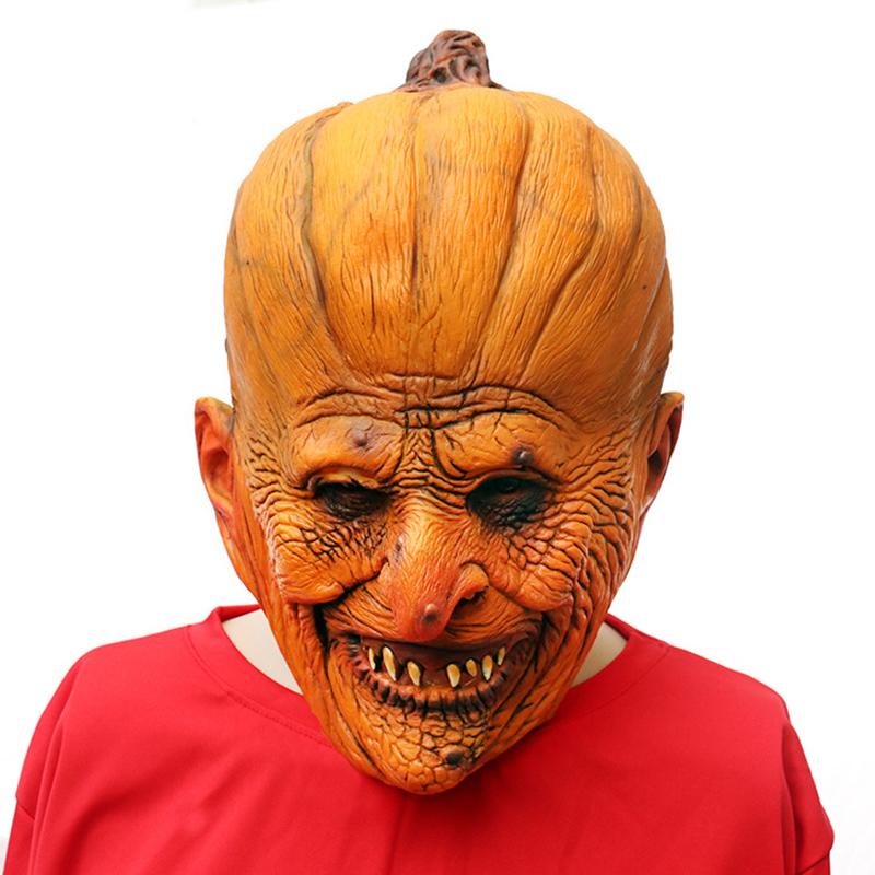 

Other Event & Party Supplies Halloween Easter Pumpkin Cosplay Latex Mask Scary Carnival Dress Up Headgear Props