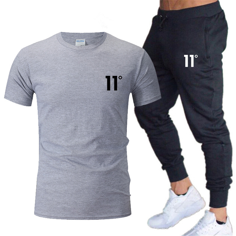

Hot selling men' sweatshirt + pants 2 piece set casual sportswear basketball wear spring and summer new sportswear brand suit L0309, Yellow