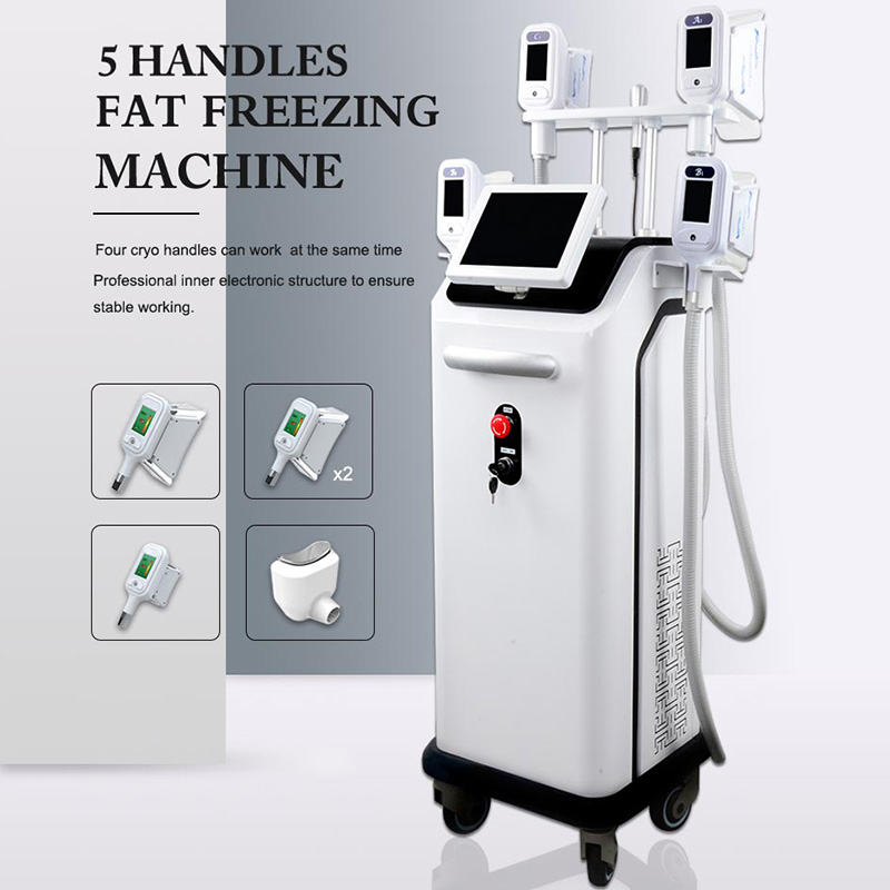 

Big power body slimming treatment machine cryolipolysis system 5 handles CE FDA approved logo customization