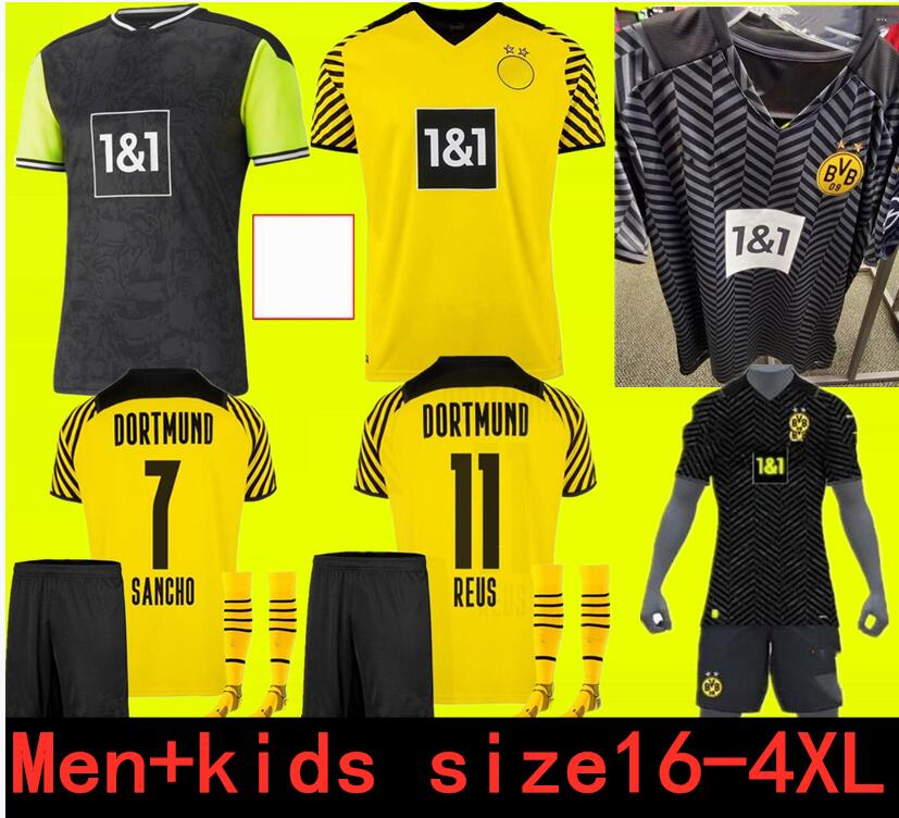 

Size S-4XL dortmund soccer jersey Borussia 21 22 fourth 4th 2021 2022 football shirt HAALAND REUS NEONGELB BELLINGHAM SANCHO HUMMELS BRANDT Adults and kids, 20 21 home