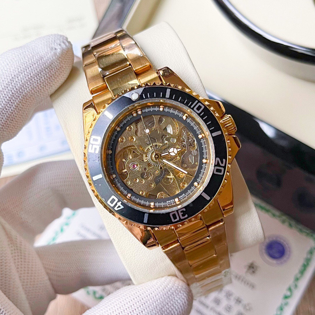 

leisure men's 2021 hollow out automatic mechanical watch