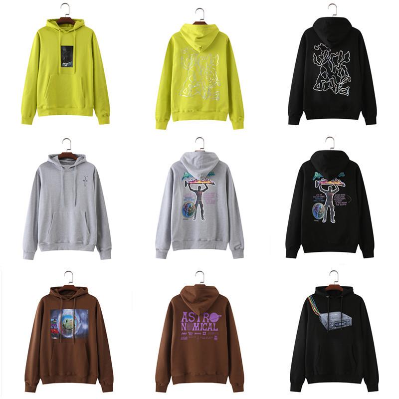 

Men's Hoodies & Sweatshirts Travis ScoEuropean And American High Street Hooded Oversized Trend Long-sleeved For Men Women's Clothing, Black
