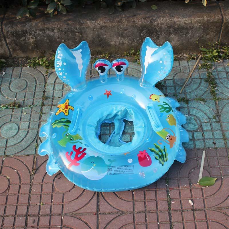 

Life Vest & Buoy Baby Children Swimming Float Ring Kids Toddler Inflatable Pool Swim Infant Crab Seat HA