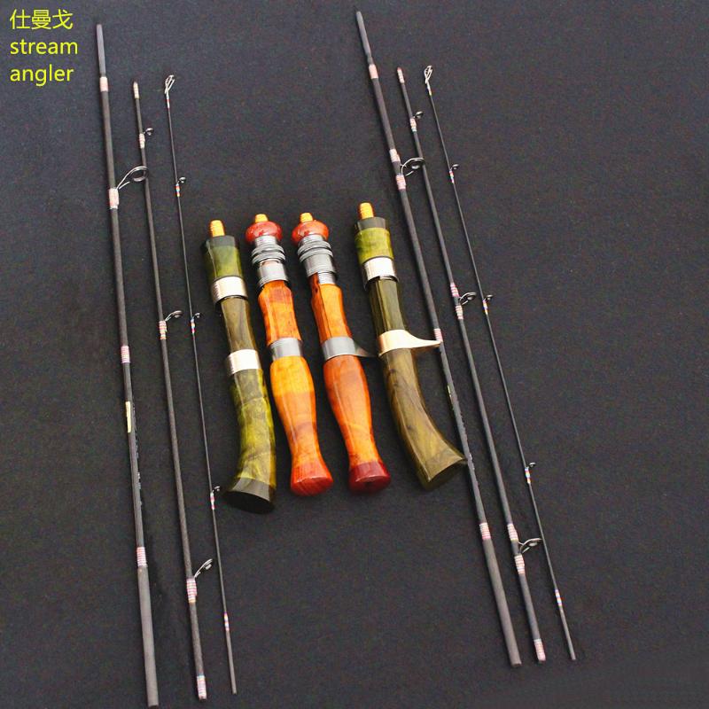 

Boat Fishing Rods High-level Ultra-light Lure Fast Action 4 Sections Cinnamomum Camphora Handle 1.5m Stream Rod High Carbon Chinese Sic