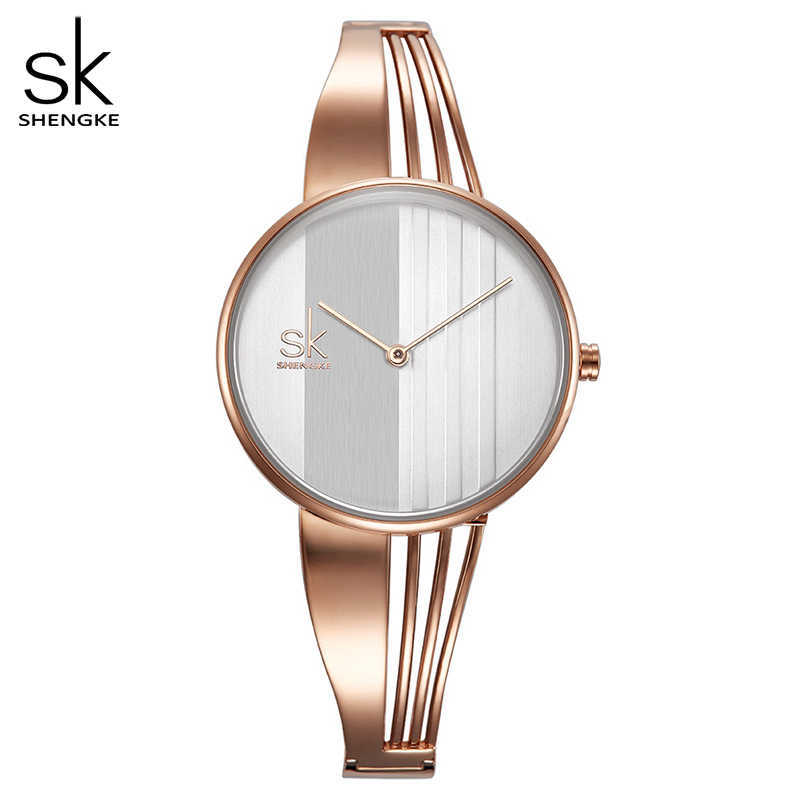 

Shengke Fashion Gold-plated Women Watches Charm Ladies Wristwatch Bracelet Quartz Watch Montre Femme Relogio Feminino 210616, 11k0062l01sk