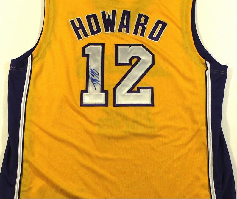 

howard Signed Autograph signatured Autographed auto jersey shirts, Yellow