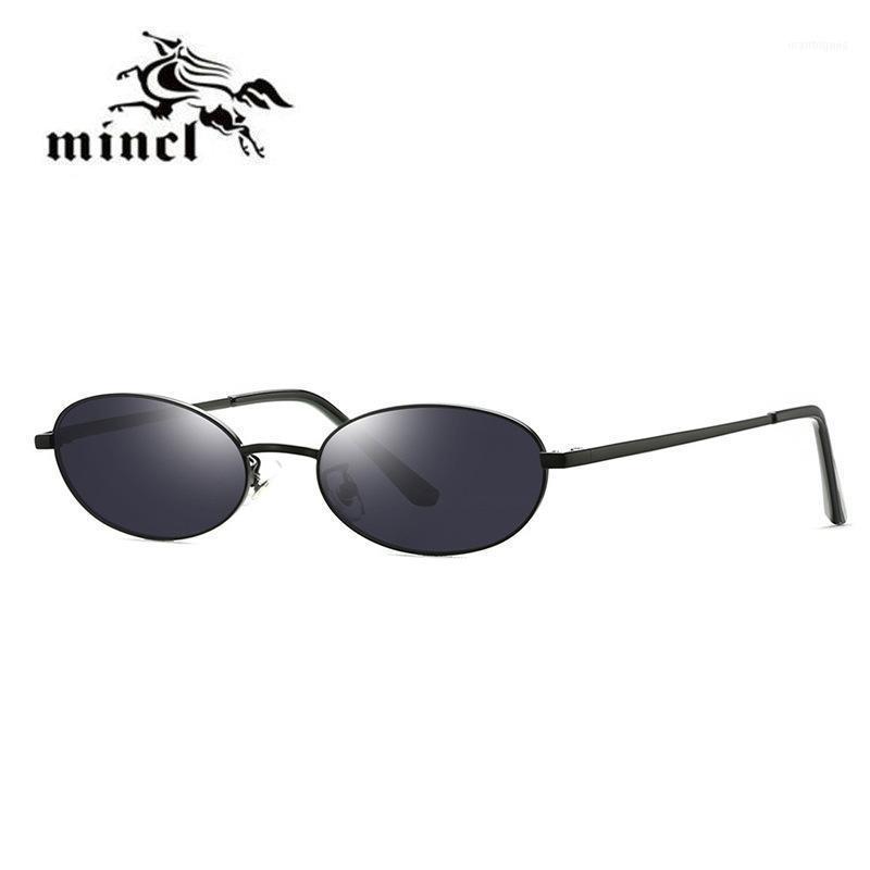 

Sunglasses Punk Round Brand Designer Classic Anti-UV Polarized Metal Frame Small Vintage Retro Gray Black Glasses FML1