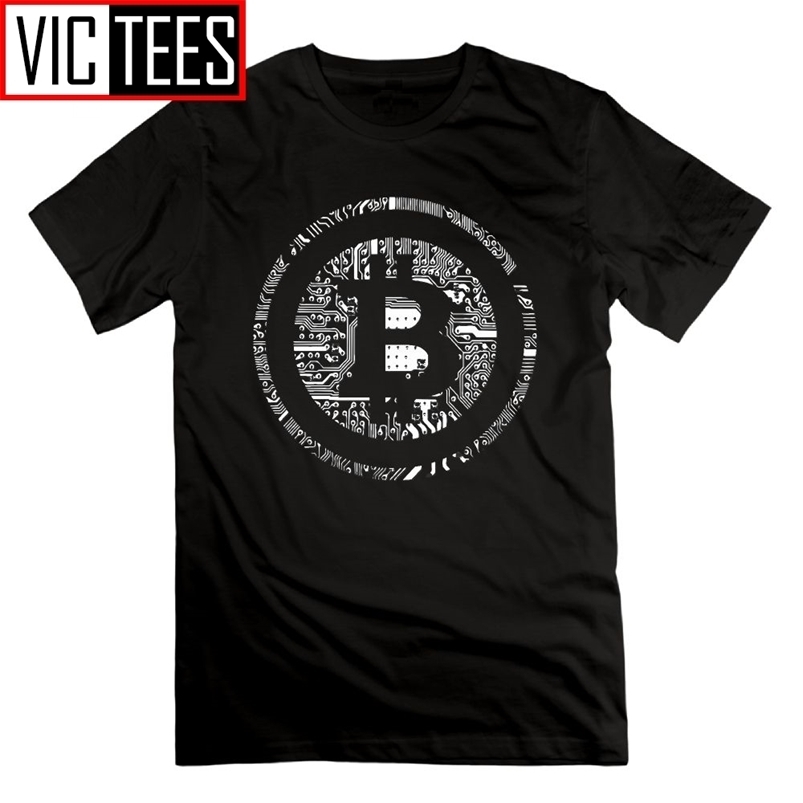 

Bitcoin Cryptocurrency Crypto Currency Financial Revolution T-Shirt Novelty Large Size Mens Cotton Tees 210706, White