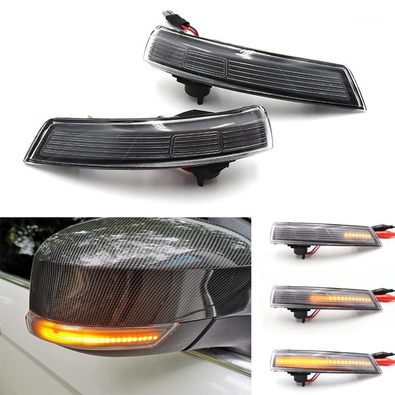 

Emergency Lights 2PCS Amber Dynamic Flowing LED Rearview Mirror Turn Signal Indicator Blinker Light For Focus 2 3 Mondeo