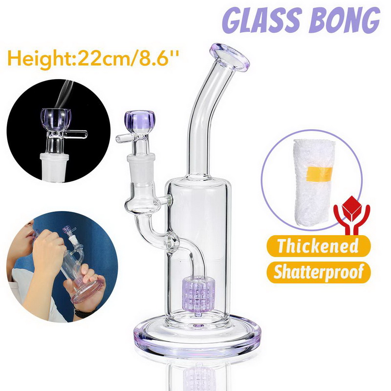 

Portable Handheld Glass Shisha Pipe Large Nozzle Hookah Smoking Water Filter Smoke Mouthpiece Cigarette Holder