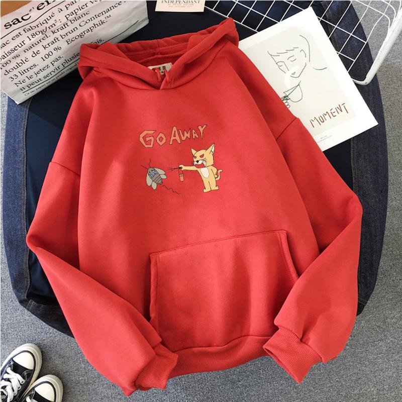 

Women's Hoodies & Sweatshirts Women Hoodie Kawaii Funny Harajuku Ullzang Cartoon Print Korean Style Sweatshirt Fashion Graphic Hoody Pullove, Purple