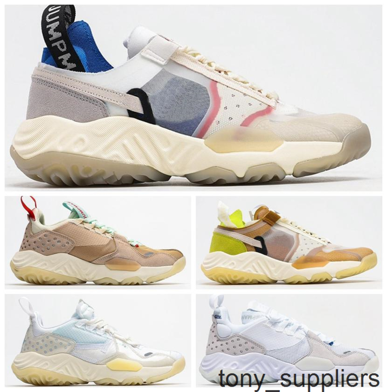 

New Delta React SP Breathe Tech White Vachetta Tan Jumpman Men Women Running shoes Sail light-cream sport Sneakers Trainers size 36-45