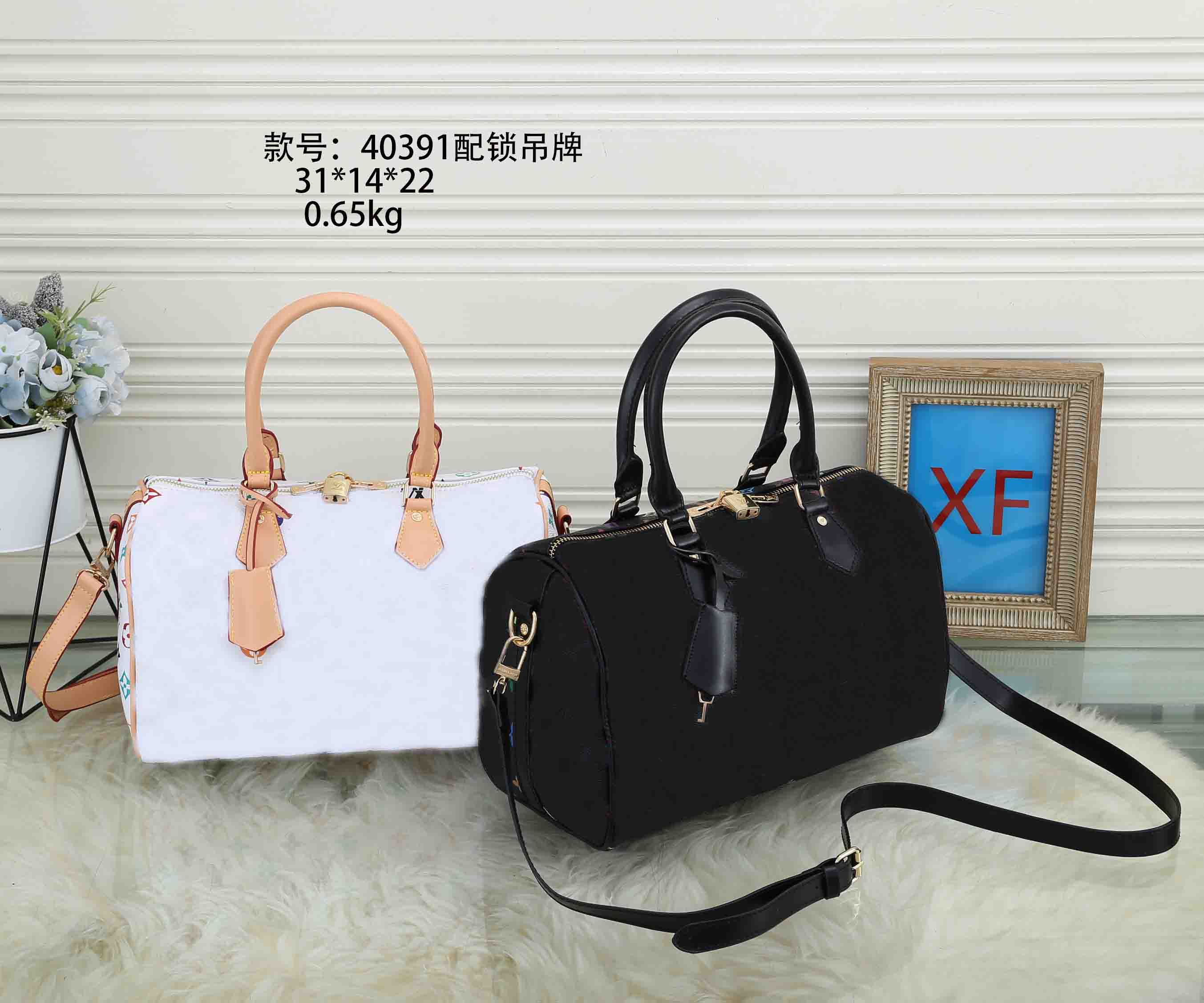 

HH Top quality Bag Handbag Luxurys Designers women imitation Brand 2021 Fashion Classic Genuine Leather Tote Lady Shoulder purse 40391, No bags