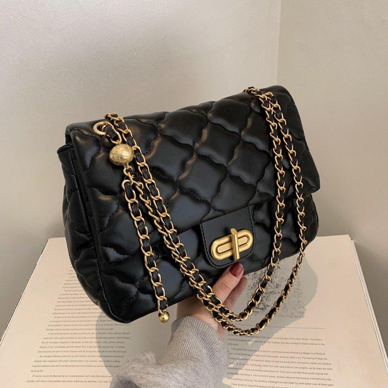 

Women Soft Leather Messenger Bags Vintage Sac Female Flap Shoulder Crossbody Bag for Women Handbag Solid Color Girl, Black