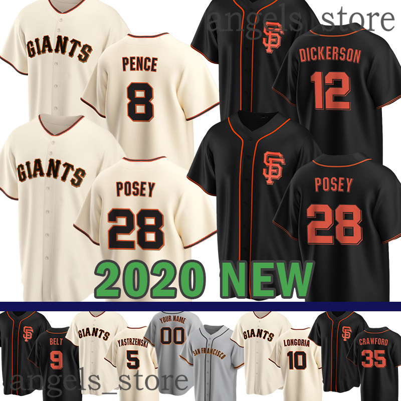 

San 2020 New CUSTOM Evan Longoria Giants Joe Panik Will Clark Jeff Samardzija Buster Posey Jackie Robinson HunterPence JohnnyCueto Duffy, 2020 custom (juren