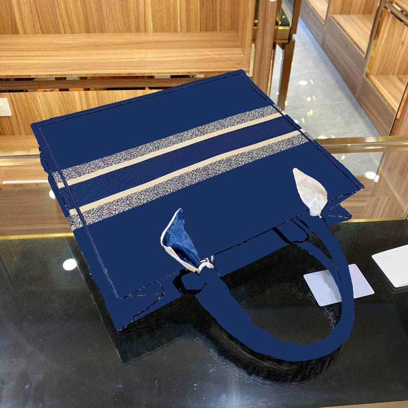 

2021 Women's Large Shopping Bags High Quality Fashion Embroidery Handbag Ladies Shoulder Bag Luxury Designer Tote, Extra postage