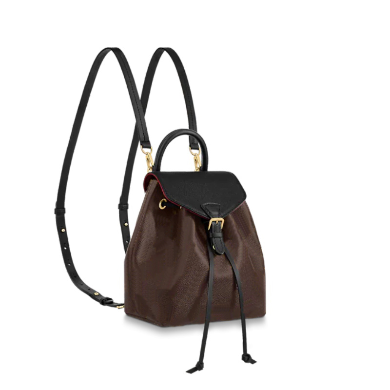 

Handbag metallic parts Adjustable shoulder bag and detachable strap can be cross-body Magnetic closure with leather drawstring Open inner Handbags, Brown