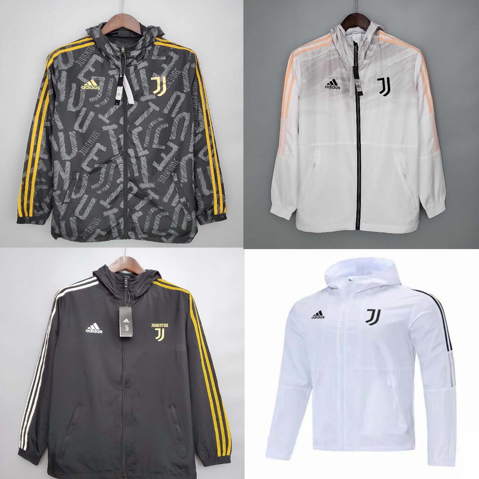 

Juventus mens soccer survetement de football training suit 21 22 Juventus Tracksuits sportswear Windbreaker jacket Jersey training wear