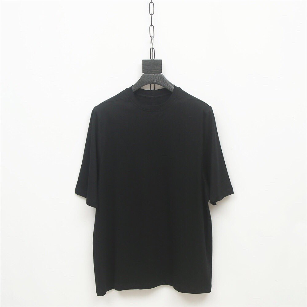 

2021 New Best Version 1:1 Rick's Dark Style Solid Basic Women Unisex t Shirts Tees Men Short Sleeve Cotton T-shirt 60op