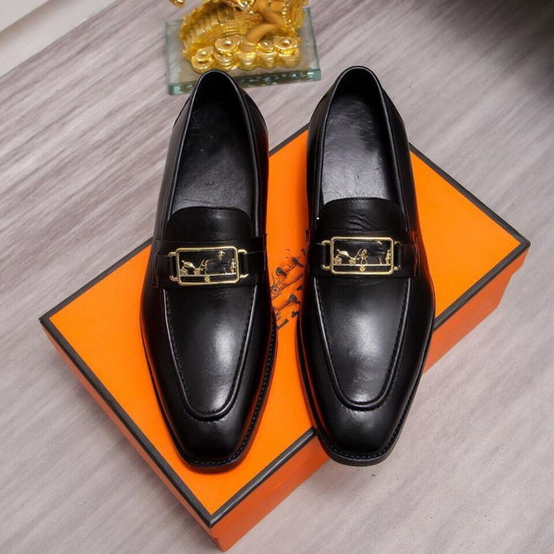 

2021 Luxury women Casual Shoe Genuine leather Men Oxfords high quality Metal Buckle Espadrilles Ladies Flat loafers Designers Dress Shoes Si, #13