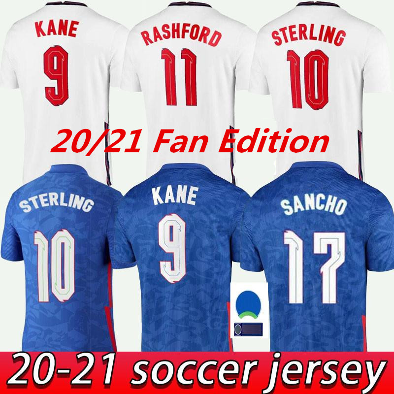 

2021 2022 football soccer jerseys Home away KANE STERLING RASHFORD 21 22 SANCHO HENDERSON BARKLEY MAGUIRE national shirt men Fan Edition, Black;yellow