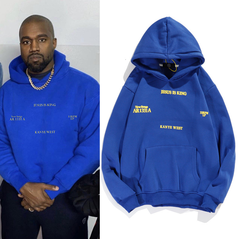 

2021 New Kanye West Estranho Coisas Moletom Masculino e Feminino Velo Carta Impresso Inverno Hoodie Oversize Streetwear Casual Com Capuz Al1, Black
