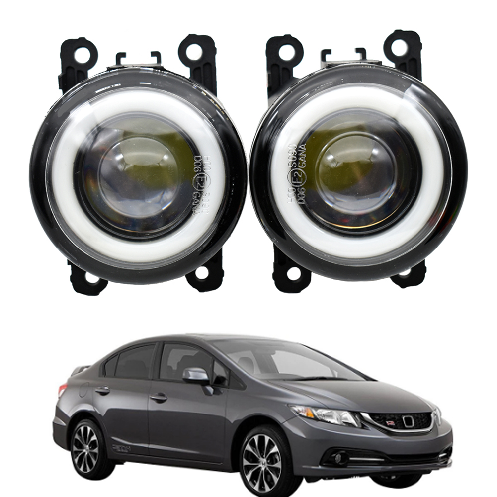 

2x Car Styling LED Fog Light Lamp for Honda Civic Si 2013 2014 2015 2016 2017 2018 2019 H11 12V Fog Lights DRL