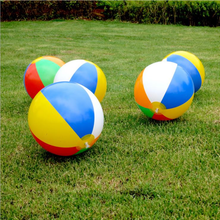 

30cm inflatable beach pool splashing toy water polo summer sports play toy balloon outdoor play water beach ball fun gift