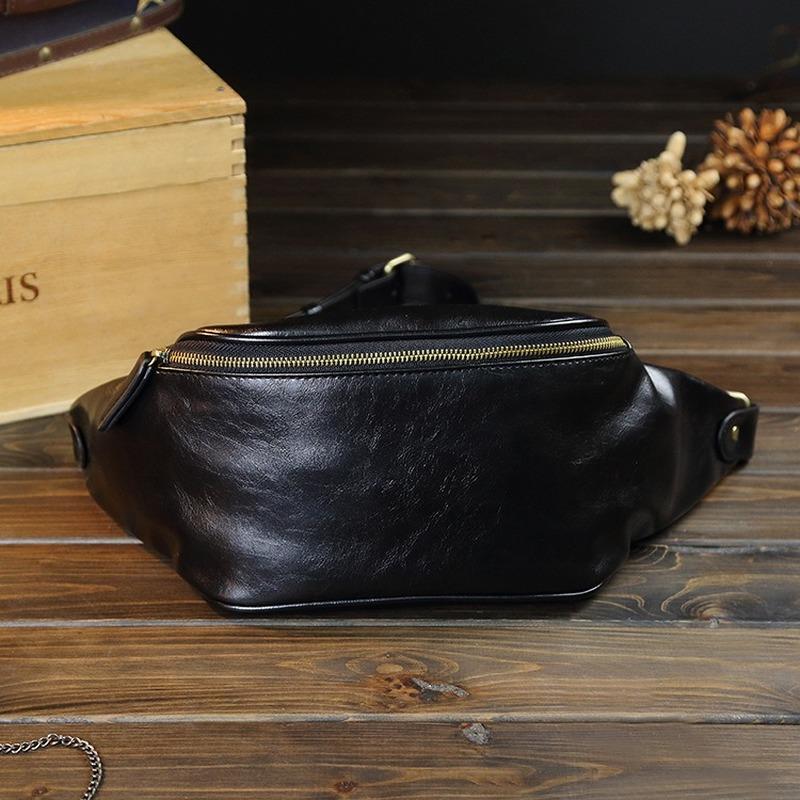 

Pocket Men's Shoulder Bags Chest Bags Diagonal Casual Slung, Black