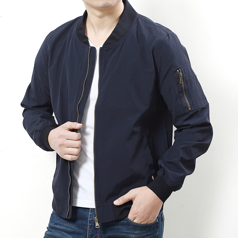 

New Military Pilot Jackets Winter 2021 Bomber Size 7xl Tactical Casual Man Green Flight Jacket F51o, Navy blue.