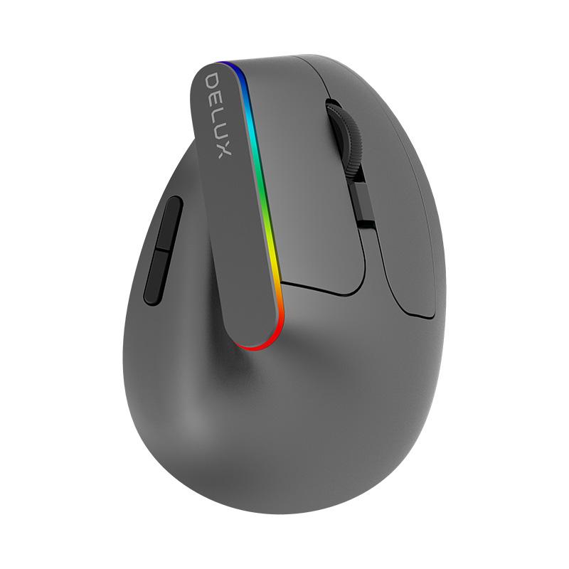 

Mice M618C Wireless Mouse Ergonomic Vertical 6 Buttons Gaming RGB 1600 DPI Optical With For PC Laptop