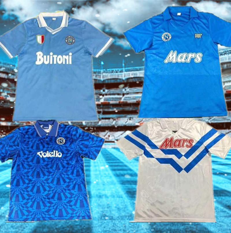 

Napoli Retro classic 1986 1987 1988 1989 1991 1992 1993 Napoli Maradona soccer jersey 87/88/89 91/93 MARADONA Naples football Sports shirt, Black;yellow