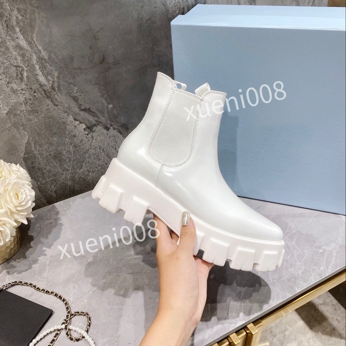 

Ankle Boots Leather and Nylon 35-41 Fabric Booties Women Monolith Biker Australia Platform Heels Winter Sneakers zh211023, 01