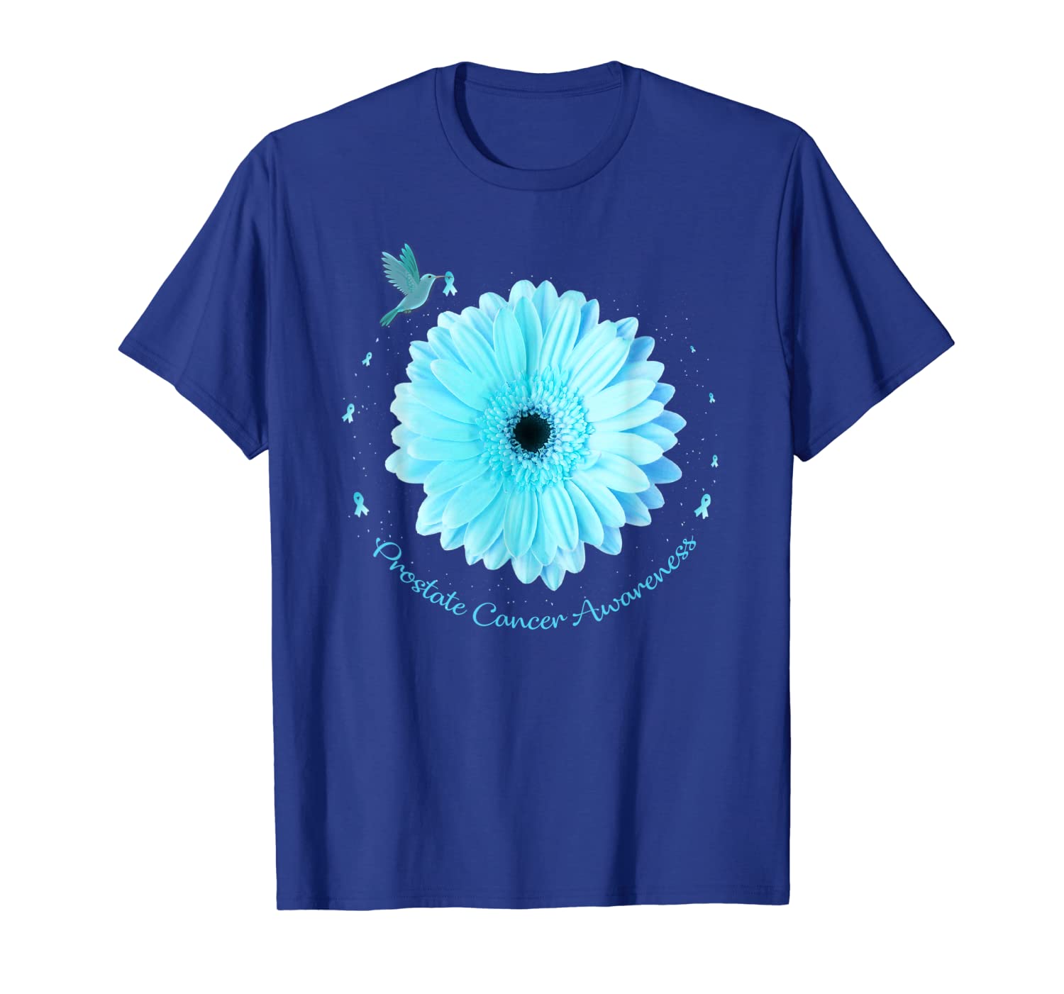 

prostate cancer awareness shirt sunflower flower gifts t-shirt, White;black