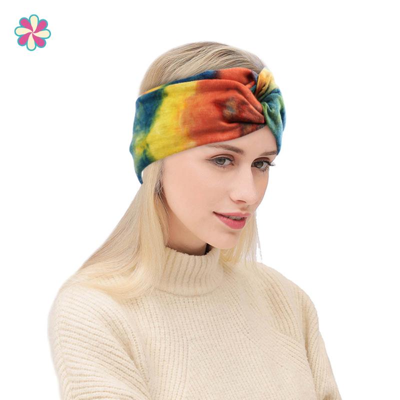 

Hair Clips & Barrettes Bohemian Twisted Bandage Knotted Headband Women Colored Hairband Beach Vintage Headwear W118
