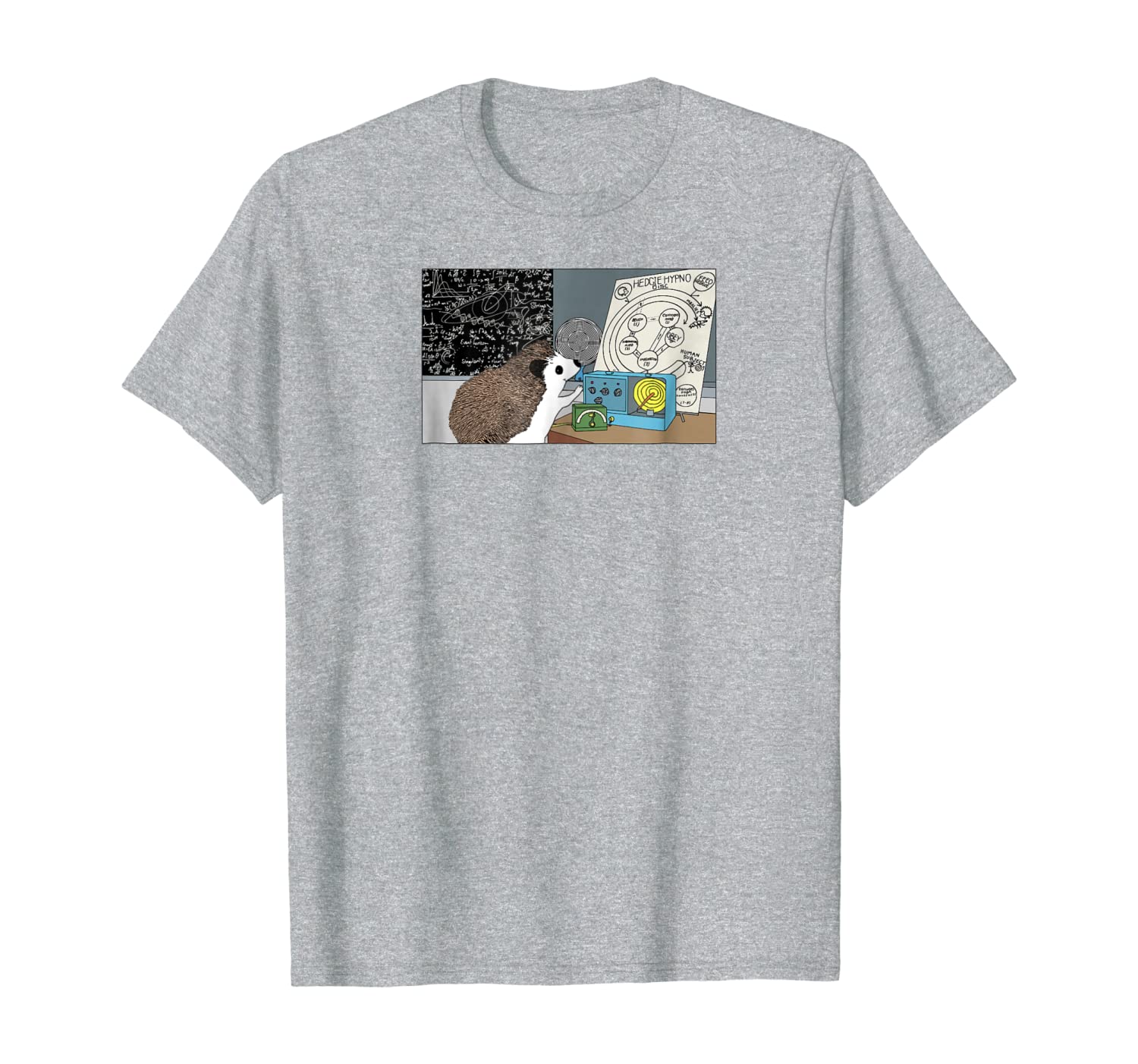 Hedgehog Hypno-Disc Cute Hedgie Tee Shirt-image-702622880