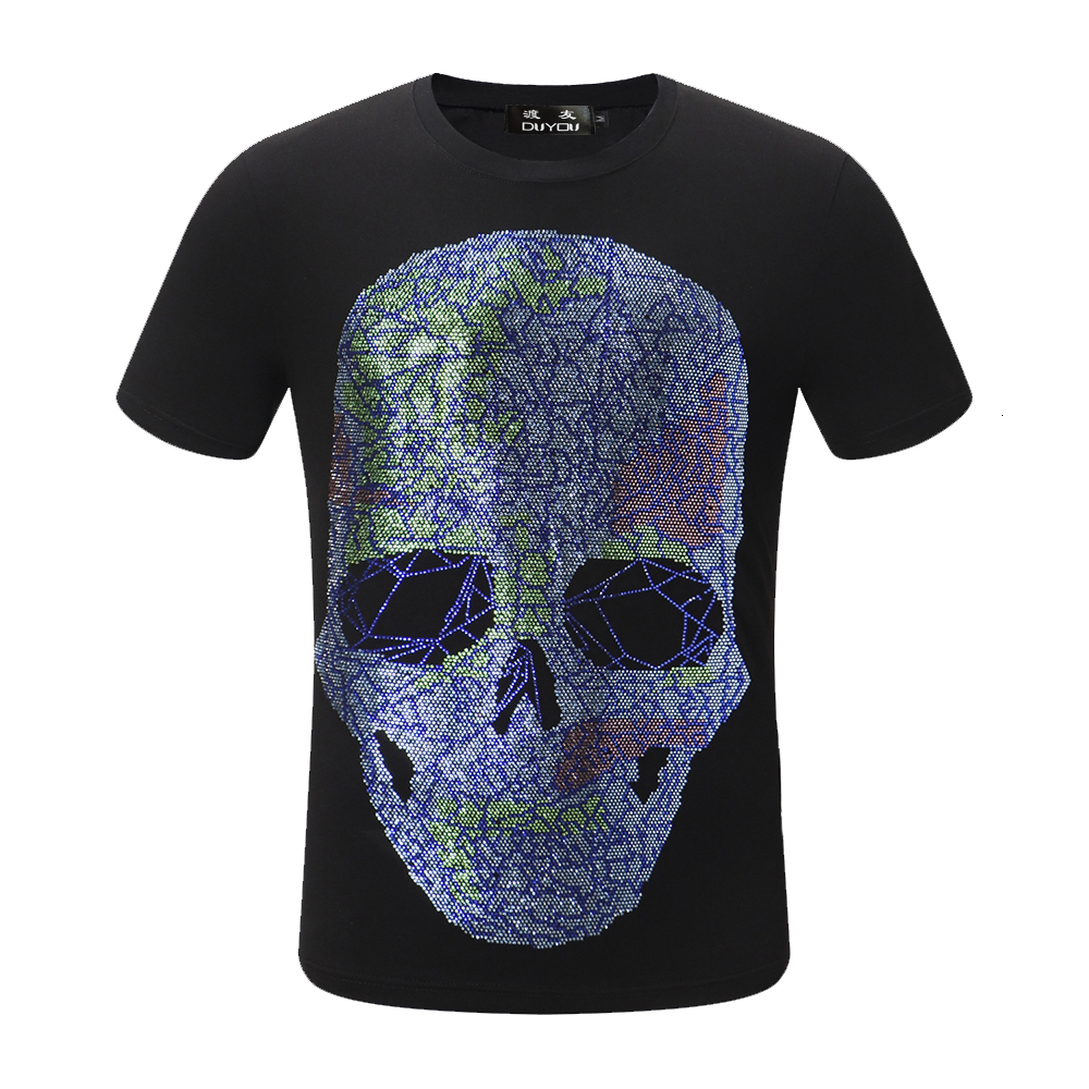 

2021 New 100% Algodo Respirvel Streetwear Forma Homens Da Camisa De t Do Desenhador Dos Pp Que Empacota! Gk2a, Black