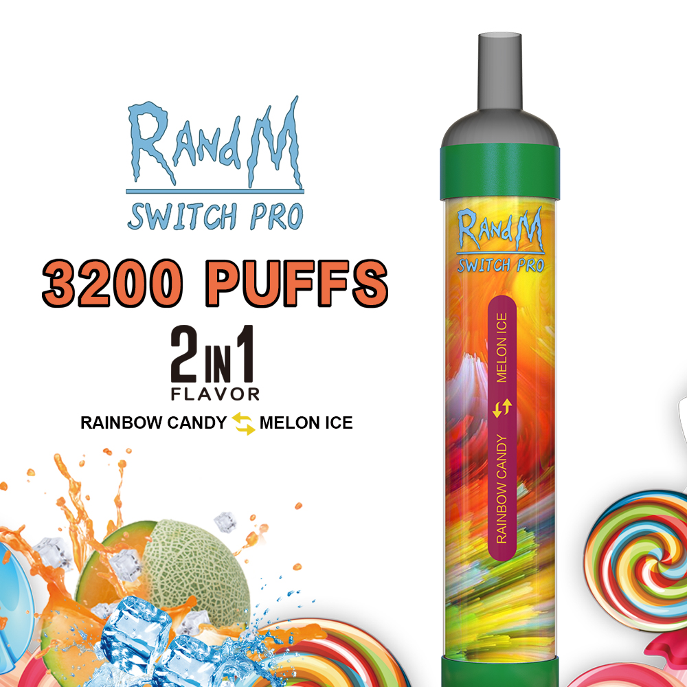 

RandM Dazzle King 3200 puffs Disposable E cigarette vapes 12 Flavors Available vape E-cigarette Vaporizer