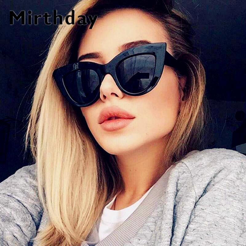

Sunglasses Cat Eye Fashion Women Vintage Designer Black Glasses Sun For Female UV400 Eyewear Shades