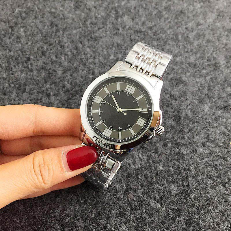 

Brand quartz wrist Watch for Women Girl with metal steel band Watches G29, Rose gold