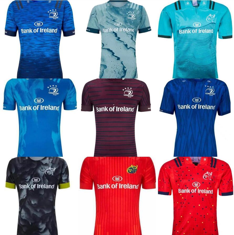 

20 21 Munster Leinster rugby jersey 2021 men Rugby-Trikots size S-5XL, Black