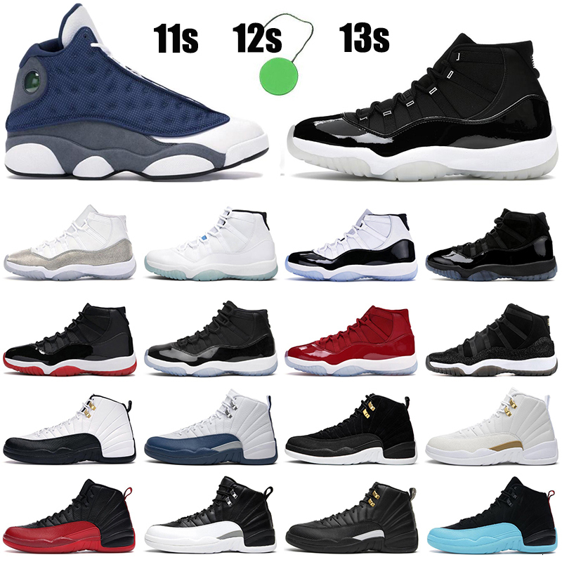 

2021 Men basketball shoes women jumpman 11 25th Anniversary Bred Concord 11s Reverse Flu Game 12 12s The Master outdoor 13 13s s