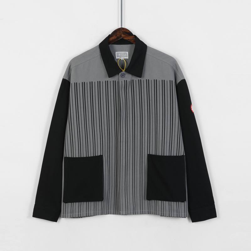 

2021 New 21ss Shirt Japan Stripe Stitching Ce Autumn Winter Retro Men Women Lovers Loose Jacket 3c6d, Black4